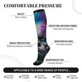 thumbnail image 2 of Sikiie Modern Abstract Colorful Skull 1 Pairs Compression Socks for Men and Women 15-20 mmHg Running Support Socks, 2 of 7
