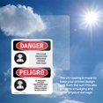 thumbnail image 6 of (2 Pack) Eye And Ear Protection Required Bilingual OSHA Danger Sign, 6 of 7