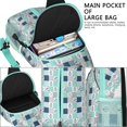 thumbnail image 4 of Crossbody Sling Backpack for Women Men Wholecloth Cheater Quilt Nautical Shoulder Sling Crossbody Casual Chest Bag for Travel Sports Running Hiking, 4 of 6