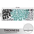 thumbnail image 5 of Kitchen Rugs Sets Of 2,Simple Petal Shaped Geometric Floral Pattern Anti Fatigue Kitchen Mat Rugs Non Slip Washable,Decorative Kitchen Floor Mats for Kitchen,Sink,Laundry,17"X47", 5 of 5