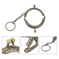 thumbnail image 4 of Uxcell Metal Purse Frames, 2" 5Pack Kiss Lock Clasp Frame for Coin Bag Sewing DIY, Bronze, 4 of 6
