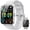 Grey, variant on 1.85 Smart Watch with Bluetooth Call (Answer/Make), 100+ Sports Modes, AI Voice Assistant, IP68 Waterproof Fitness Tracker for Android and iPhone, Gift for Women Men (Pink)