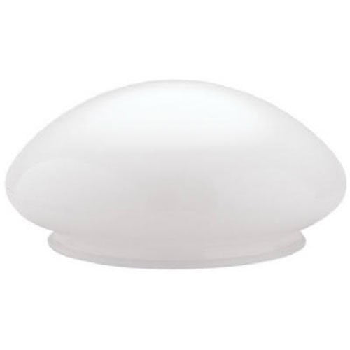 white mushroom glass shade