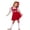 Red, variant on Vedolay Maxi Skirts Girl's 2 Piece Outfit Crop Tank Top and Floral Print A Line Belted Skirt Sets,Red 5-6 Years