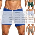 thumbnail image 3 of hlysgo Men's Swim Shorts 4 Inch Inseam Low Waist Running Shorts Yoga Gym Training Elastic Drawstring Beach Shorts with Pockets Army Green,M, 3 of 5