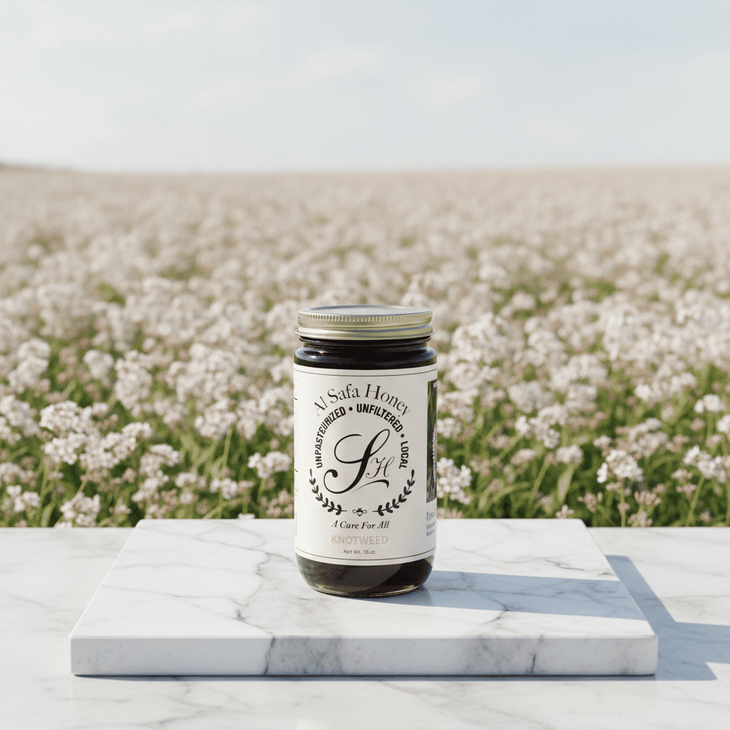 100% Pure Raw Al Safa knotweed Honey
