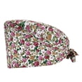 thumbnail image 1 of Bouffant Hat Elástico SPA Frosted Hat Impresión Turbante Sombreros Enfermería Mujeres Hombres , estilo A Sunnimix Sombreros abultados, 1 of 8