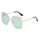 thumbnail image 1 of Gafas de sol huecas transfronterizas, gafas de sol modernas de montura grande, hechas de metal, 1 of 5