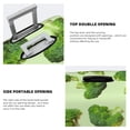 thumbnail image 3 of Fuzoiu Broccoli 3 Print Suitcase Cover,Washable Luggage Covers for Suitcase,Elastic Luggage Protector Cover,Scratch Resistant Travel Suitcase Covers-Small, 3 of 7