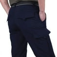 thumbnail image 3 of Summer Casual Lightweight Army Military Long Trousers Male Waterproof Quick Dry Cargo Camping Overalls Tactical Pants Breathable, 3 of 5