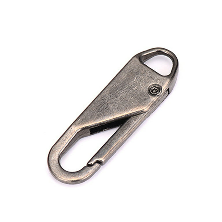 Instant Zipper Clip & Zip Quick Fix Zip Puller Zipper Pull Replacement For  Coat Bag General Gray 1PCS
