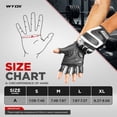 thumbnail image 3 of WYOX Weight Lifting Gloves White S, Gym Workout Gloves for Women & Men, Lifting Gloves with Wrist Support, 3 of 10