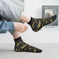 thumbnail image 6 of Uemuo Bumblebee Printed Crew Socks, Moisture-Wicking Socks, Athletic Socks for Men Breathable Cushion Socks Casual Sport Socks for Running Traveling, 6 of 6
