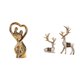 thumbnail image 1 of Estatua de pareja,Figura de pareja,arte moderno,artesanía,regalo de boda,Estatua de alce y ciervo,Figuras de alce y ciervo,decoración del hogar,estatuas de resina,Estatua de escultura, 1 of 8