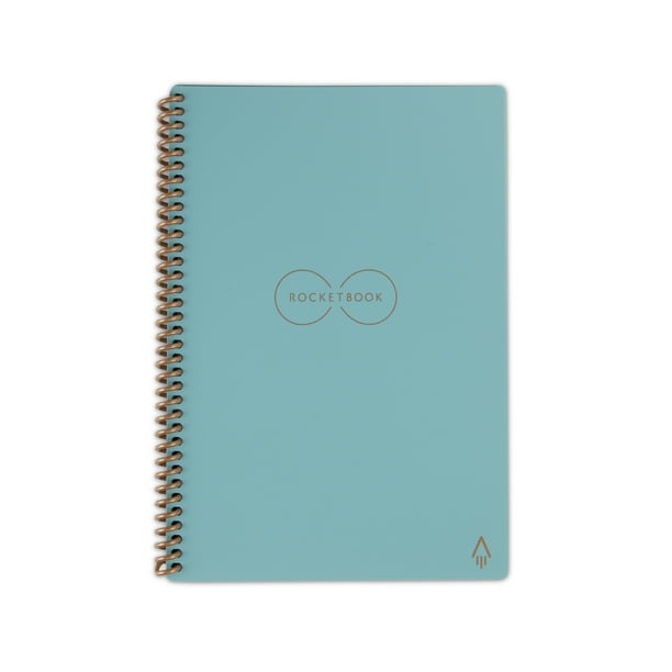 Rocketbook Core Smart Notebook, DotGrid, 36 Pages, 6"x8.8", Teal