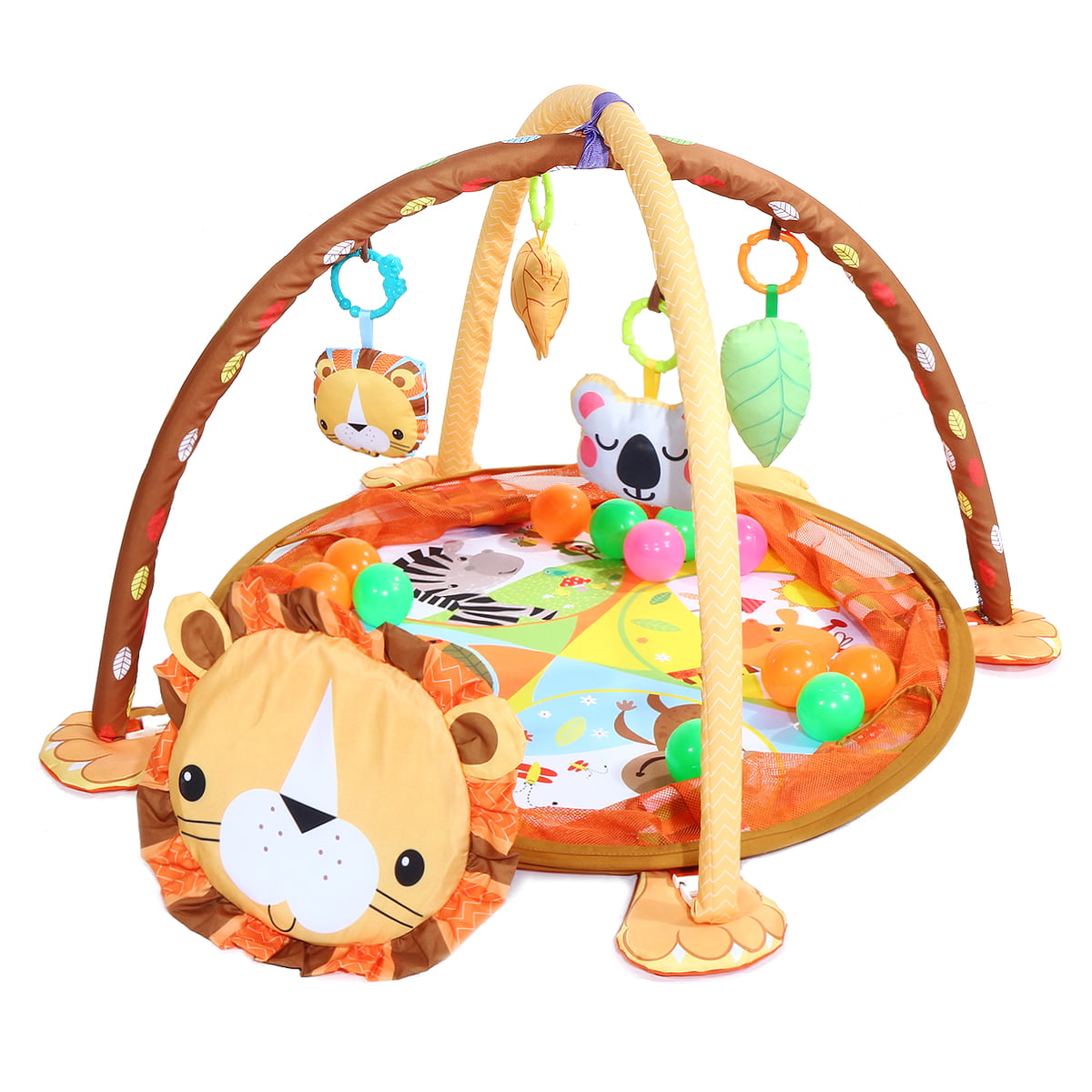 baby mat with hanging toys