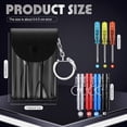 thumbnail image 3 of HSAPOW-16 Pcs Mini Screwdriver Keychains LED Flashlights Keychain Set Adult Pinata Stuffers Father's Day Neighbor Gifts for Men, Tool Party Favors No Batteries Included, 3 of 4