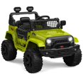 thumbnail image 5 of Sakiyr 12V Ride on Truck, Kids Electric Vehicles with Remote Control, Spring Suspension, LED Lights, Bluetooth, 2 Speeds - Green, 5 of 8