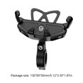 thumbnail image 4 of Soporte para teléfono de motocicleta Soporte para teléfono móvil 2.4A Soporte de carga para teléfono móvil Telescópico para 3.5-6.5 pulgadas, 4 of 4