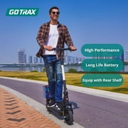 GOTRAX Eclipse Ultra Peak 750W Adult Electric Scooter with 10 Pneumatic Tire Max 32mile and 48V 20mph, Foldable Escooter for Adult Black