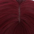 thumbnail image 4 of RightOn 26'' Wine Red Wig Long Wavy Wigs with Bangs Long Wavy Red Wigs with Wig Cap, 4 of 6