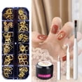 thumbnail image 5 of Metal Rivets Rhinestone Nail Decorations Mixed Box, 5 of 5