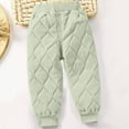 thumbnail image 2 of fatyb Boys Girls Fleece Pants Thick Cotton Jogger Pants Thermal High Waist Fall Winter Kids Warm Pants, 2 of 7