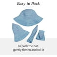 thumbnail image 5 of Women’s Sydney Sun Hat - UPF 30+ Sun Protection, Packable, Adjustable, Medium - Beach, Travel, Wide Brim, 5 of 5