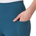 thumbnail image 3 of Mondetta Womens Active Midweight Ribbed Bike Short (X-Large/Moroccan Blue), 3 of 4