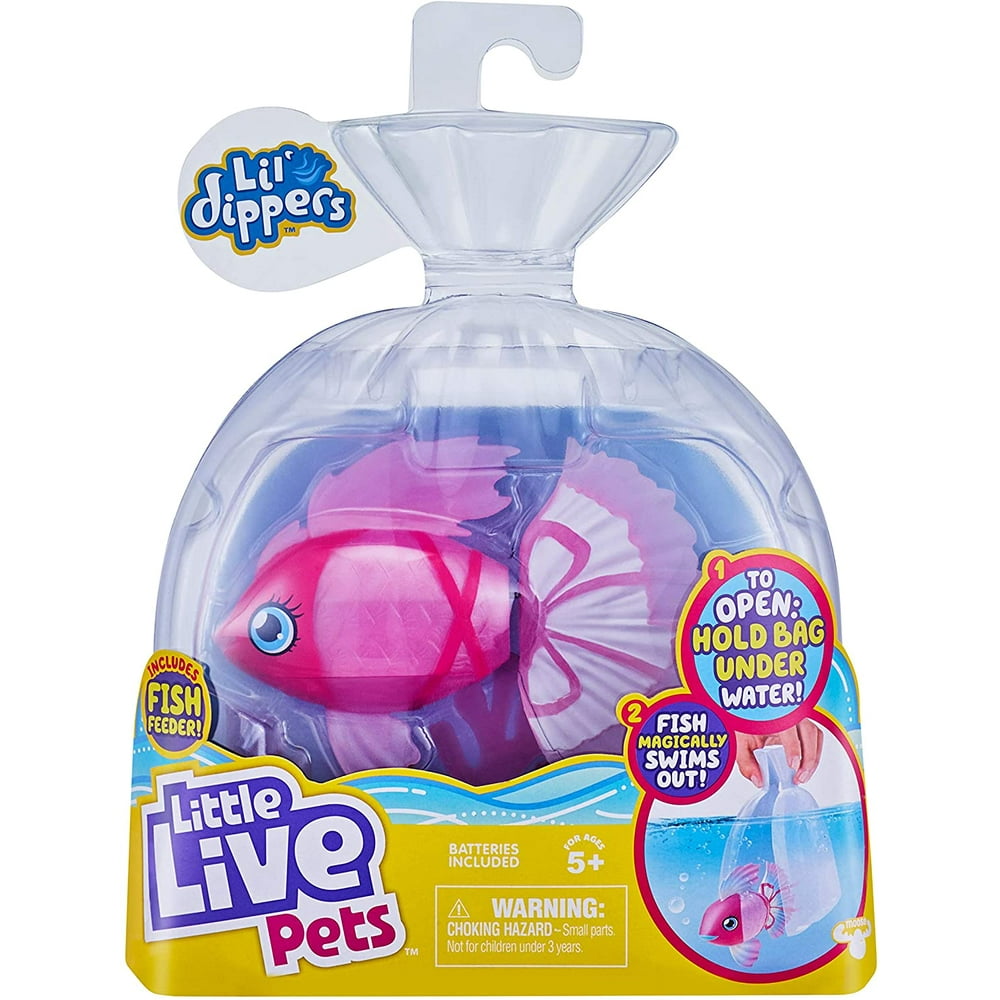 Little Live Pets Lil' Dippers Fish Magical Water Activated Unboxing