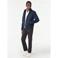 thumbnail image 2 of Free Assembly Men's Twill Bomber Jacket with Hidden Hood, Sizes XS-3XL, 2 of 7