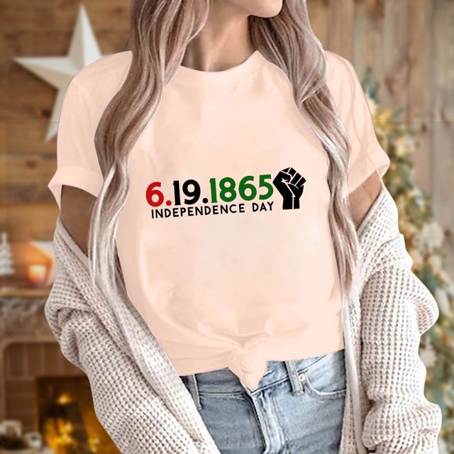 Fiudx Ropa de Mujer Blusa Cómoda Elástica Informal Sólida de Manga Corta con Cuello Redondo para Mujer a La Moda
