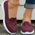 thumbnail image 4 of Mepaouo Women's Slip on Loafers Comfy Walking Tennis Low Top Ballet Flat Nurse Shoes Casual Sneakers, 4 of 8
