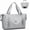 Gray, variant on Waterproof Travel Duffle Bag, Weekender Overnight Luggage, Sport Gym, Hospital Labor Delivery for Women Men(Grey)
