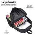 thumbnail image 3 of Fotbe Rose Flowers Pattern Student Backpack –School backpack Large Capacity Durable and Ergonomic Backpack with Laptop Compartment and Multiple Pockets, 3 of 6
