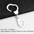 thumbnail image 3 of Cat Handcuffs Toy Cat Handcuffs Funny Cat Handcuffs Mini Cat Handcuff Mini Cat Handcuffs Cat Photography Props Stainless Steel Pet Toy Handcuffs Mini Pet Handcuff Suitable for Most Pets, 3 of 5