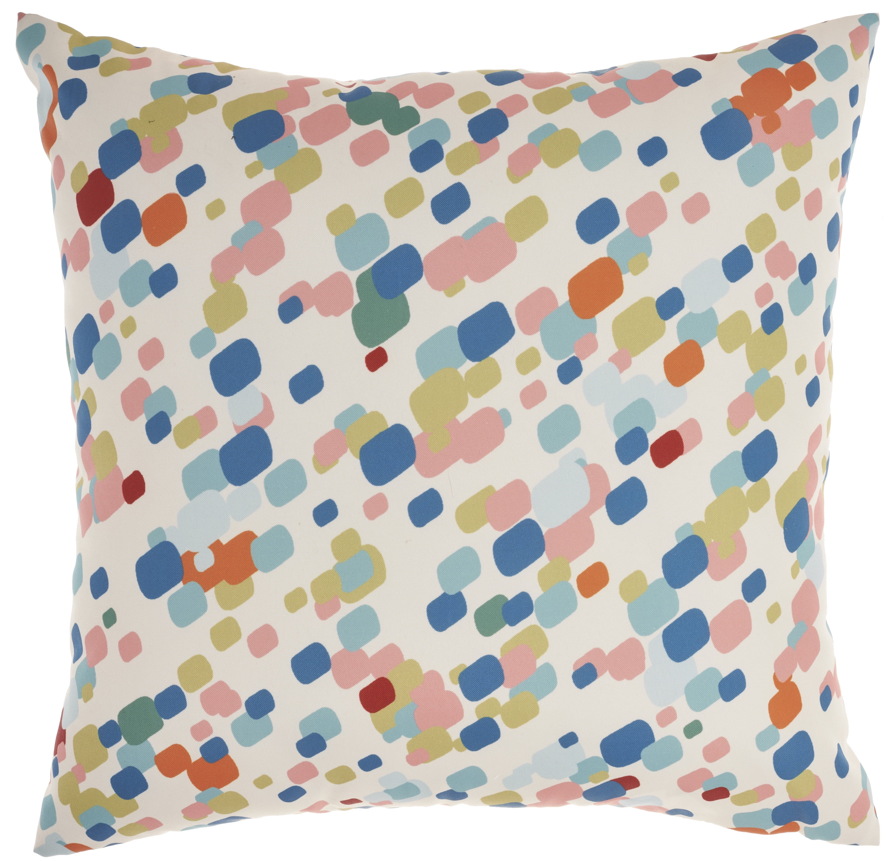 Nourison Curative 20" x 20" Multicolor Indoor/Outdoor Washable Throw Pillow