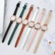 thumbnail image 2 of ZHAOCHENG Reloj retro de nicho para mujer, estilo Ins, temperamento simple, cuadrado, pequeño, mini, informal, versátil, reloj de cuarzo para mujer, color beige, 2 of 4