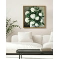 thumbnail image 3 of Drsoum Vintage Hydrangeas Canvas Wall Art 16x16in Natural Framed Flower Classic Wall Prints Modern Farmhouse Kitchen Bathroom Office Decor, 3 of 6