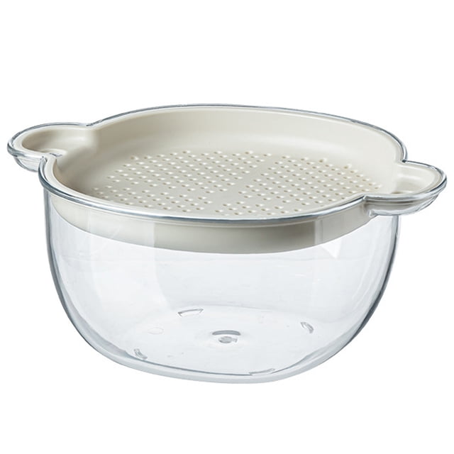 Colador de cocina, cesta para escurrir verduras, cesta para lavar frutas de doble capa