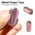 thumbnail image 3 of Metal Haptic Slider, Portable Capsule Shape Inspired 3 Layer Glossy Push Card Slider Toy  for Office Green,Pink, 3 of 7