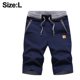 thumbnail image 2 of Pantalones cortos para hombre, estilo casual, clásico, con cordón, pantalones cortos de playa de verano con cintura elástica y bolsillos, pantalones cortos de playa para hombre, 2 of 5