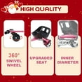 thumbnail image 6 of Hoverboard seat Attachment, Hoverboard go Kart for Adults & Kids, Accessories to Transform Hoverboard into go cart, Hover carts for self Balancing Scooter, Pink (Hoverboard not included), 6 of 12