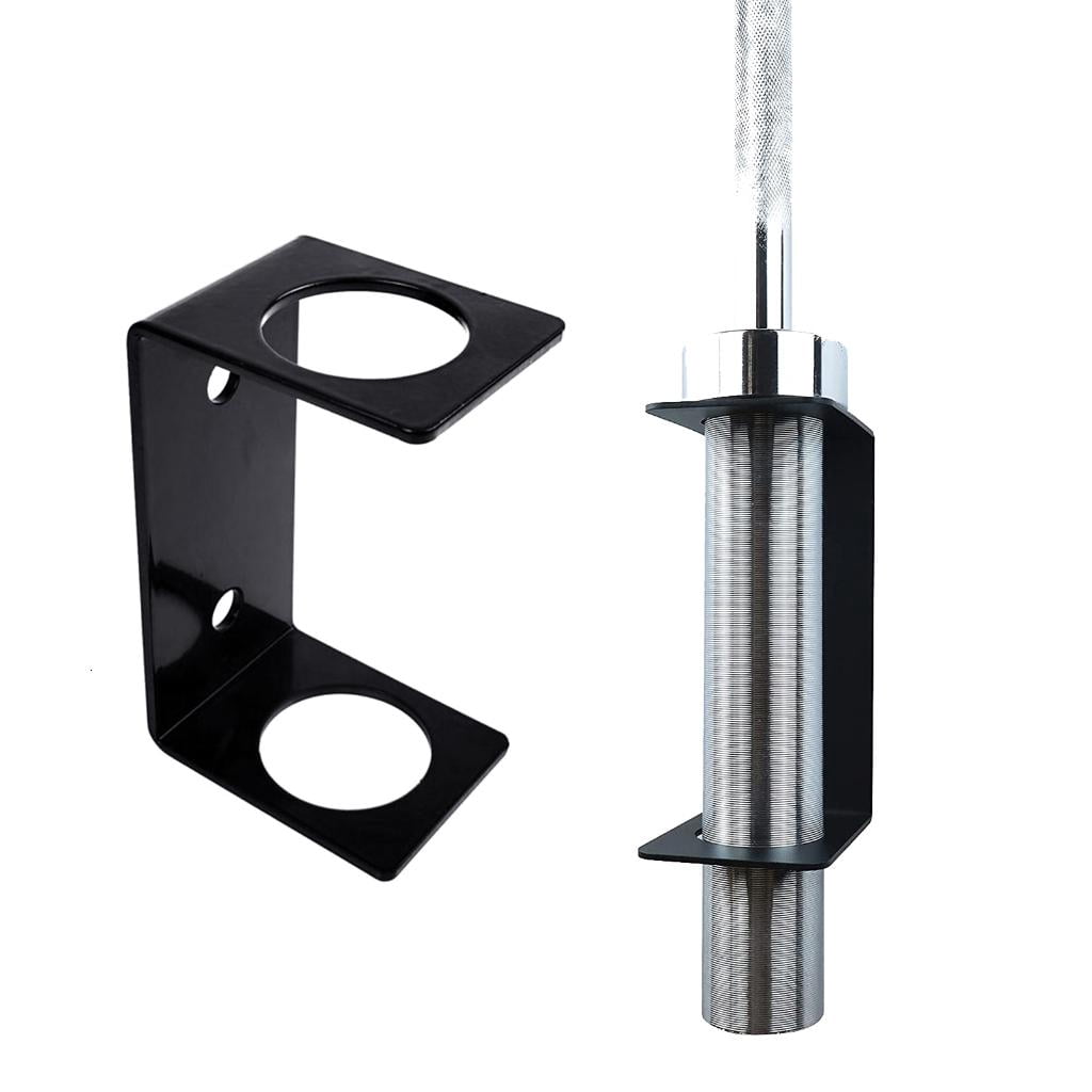 Yihuala Wall Mounted Barbell Storage Rack Single Vertical Barbell Holder Gym Hangers Gym Dumbbells Rod Holder