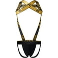 thumbnail image 4 of JOCKMAIL Mens Harness Sport Shoulder Strap with Mens Jock Strap Fitness One-piecs Mens Harness with Jockstrap Bodysuit, 4 of 4