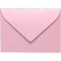 LUXPaper #17 Mini Envelopes, 60 lb. Rose Quartz Metallic, 2 11/16 x 3 11/16, 50 Pack