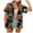 Orange, variant on Pimfylm Hawaiian Shirts for Women Hawaii Tropical Button Down Tops Summer Beach Vacation Outfits Floral Short Sleeve Blouses Orange, S