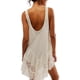 thumbnail image 5 of Camisón corto para mujer, moda, temperamento, liso, vestido, pijama, tirantes, camisón, 5 of 6