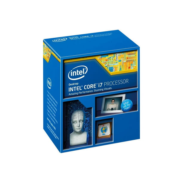 Intel Core i7 4790 - 3.6 GHz - 4 cores - 8 threads - 8 MB cache - LGA1150  Socket - Box