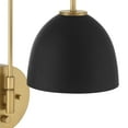 thumbnail image 5 of Hunter - Erling 1-light Luxe Gold, Medium Size Sconce Light, Dimmable, Modern Style, Sconce Shaped, for Bedrooms, Dining, Living Rooms - 48175, 5 of 10